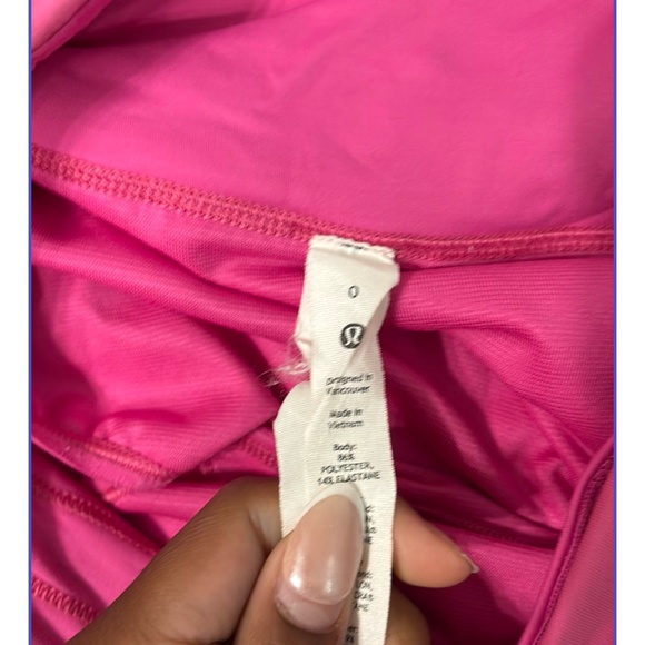 Lululemon speed up 4” shorts in sonic pink - Picture 2 of 5